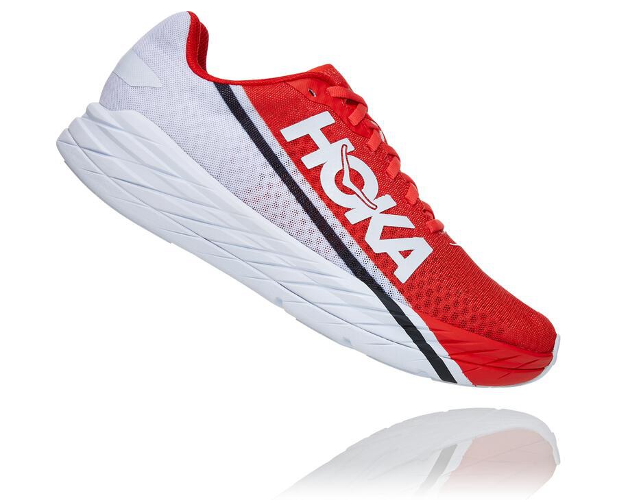 Zapatillas Running Hoka One One Hombre - Rocket X - Rojas/Blancas - OEU495128